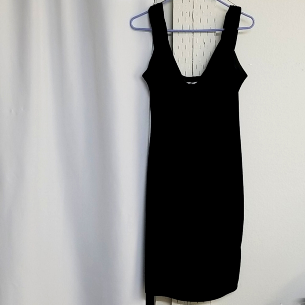 Woman's black velvet dress size 14